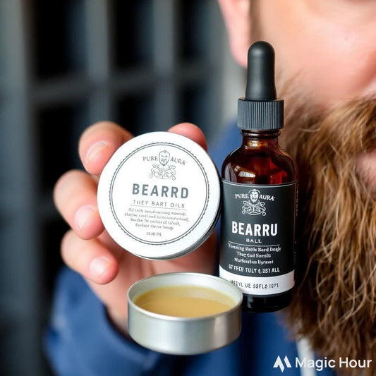 Pure Aura Bonnie & Clyde Beard Care Gift Set